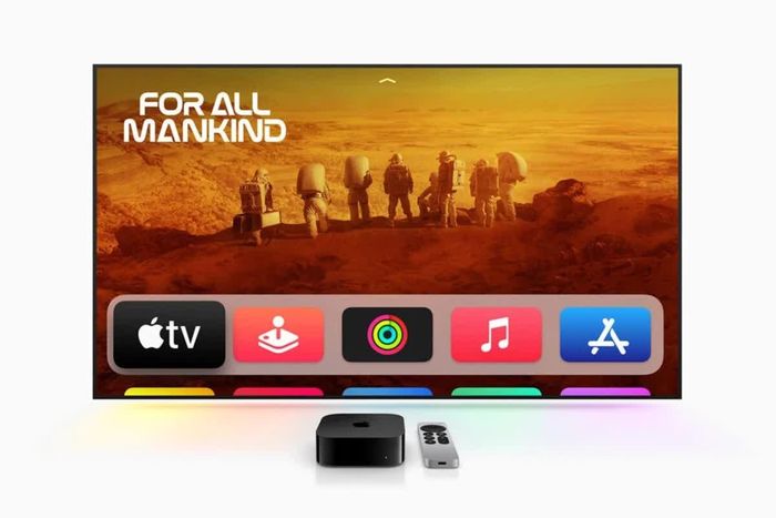 Apple TV 4K 64 GB là một trong những sản phẩm tăng giá mạnh nhất, từ khoảng 3,5 triệu đồng lên gần 6 triệu đồng. Ảnh: Apple.
