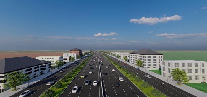 Cao tốc dự kiến có chiều dài khoảng 42 km, quy mô 6 làn xe cao tốc hoàn chỉnh và hệ thống đường song hành hai bên tuyến. Tốc độ thiết kế phần tuyến chính là 100 km/h, trong khi đường song hành 60 km/h.