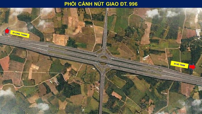 Sau khi đi qua trung tâm huyện Châu Đức cũ, tuyến cao tốc Hồ Tràm - sân bay Long Thành dự kiến tiếp tục tiến tới nút giao quan trọng kết nối các trục đường lớn gồm Bình Giã - Đá Bạc, DT992, DT996 và DH29F.