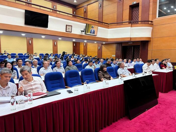 Các đại biểu dự Hội nghị tại điểm cầu Bộ VHTTDL