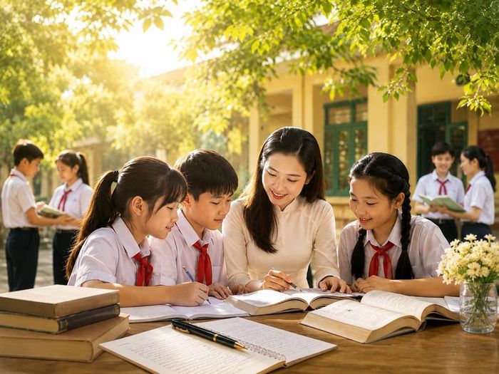Cuộc thi viết “Trang sách và Mái trường” góp phần khơi dậy tình yêu sách, lòng biết ơn thầy cô và những ký ức đẹp về mái trường. Ảnh minh họa