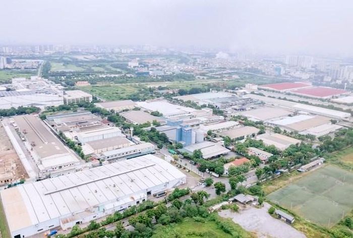 Một khu công nghiệp có vốn đầu tư nước ngoài. Ảnh: T.LINH