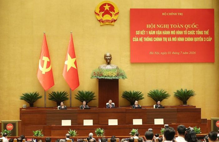 Hội nghị toàn quốc sơ kết 1 năm vận hành mô hình tổ chức tổng thể của hệ thống chính trị, mô hình chính quyền 3 cấp