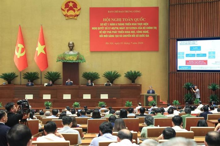 Chánh Văn phòng Trung ương Đảng Nguyễn Hải Ninh nhấn mạnh, Nghị quyết 57 mở ra một giai đoạn phát triển mới của đất nước - Ảnh: VGP/Nhật Bắc