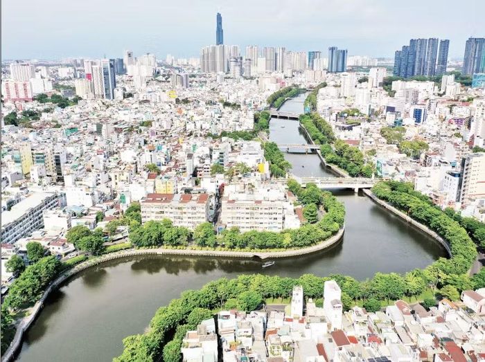 Thành phố Hồ Chí Minh nhìn từ trên cao. (Ảnh: THẾ ĐẠI)