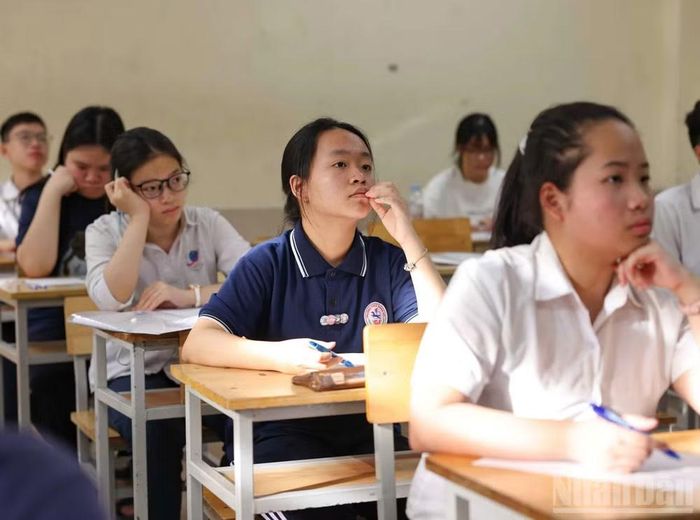 Thí sinh tại kỳ thi tốt nghiệp trung học phổ thông năm 2026. (Ảnh: ĐẠI THẮNG)