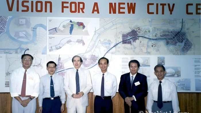 Nhóm quy hoạch SOM thiết kế Nam Sài Gòn. (Ảnh do Kiến trúc sư Ngô Viết Nam Sơn cung cấp)