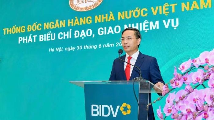 Thống đốc Ngân hàng Nhà nước Việt Nam Phạm Đức Ấn phát biểu chỉ đạo, giao nhiệm vụ.