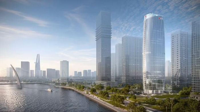 Phối cảnh tòa tháp UOB Plaza tại Thành phố Hồ Chí Minh.