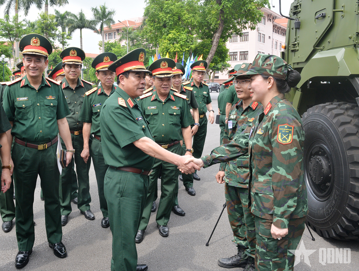 Trung tướng Nguyễn Bá Lực động viên các lực lượng làm nhiệm vụ chuẩn bị cho Hội nghị quân chính 6 tháng đầu năm 2026.