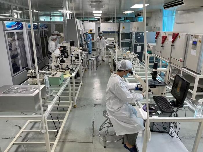 Phòng thí nghiệm của Viện Tế bào gốc, Trường Đại học Khoa học Tự nhiên (Đại học Quốc gia TPHCM). Ảnh: Hà An.