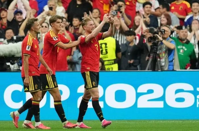 Trận đấu giữa Bỉ và Senegal trong khuôn khổ vòng 32 đội World Cup 2026 sẽ được phát sóng trực tiếp trên các kênh VTV3, VTV6 và VTV10. Ảnh: Getty.