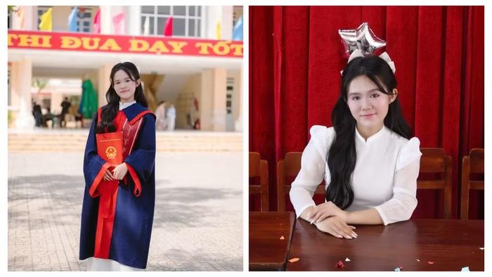 Nguyễn Ngọc Bảo Trân xuất sắc dẫn đầu tổ hợp C00 của Đắk Lắk với 28,5 điểm, trong đó có điểm 10 môn Lịch sử. (Ảnh: NVCC)