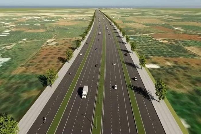 Phối cảnh dự án cao tốc đô thị Hồ Tràm - Cảng hàng không quốc tế Long Thành.