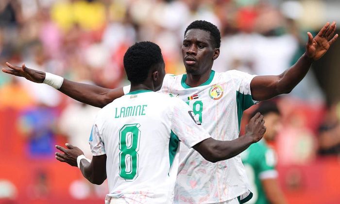 Ismaila Sarr là mũi nhọn nguy hiểm trên hàng công Senegal - Ảnh: CAF