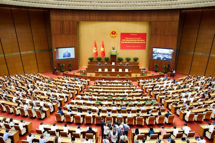 Nhiệm vụ tiếp theo là chuyển trọng tâm sang nâng cao chất lượng vận hành, năng lực phục vụ và năng lực kiến tạo phát triển của bộ máy mới. Ảnh: QH