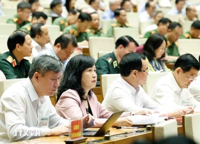 Đại biểu tham dự hội nghị. (Ảnh: Thống Nhất/TTXVN)