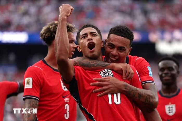 Tuyển Anh sẽ thăng hoa để dễ dàng ghi tên mình vào vòng 1/8 World Cup 2026? (Ảnh: AFP/TTXVN)