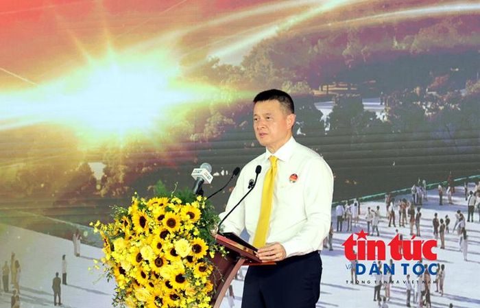 Ông Đặng Minh Trường, Chủ tịch Hội đồng quản trị Sun Group phát biểu.