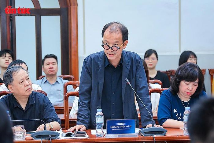 Phó Chủ tịch Hội Kiến trúc sư Việt Nam Hoàng Thúc Hào phát biểu tại sự kiện.