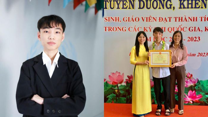 Thanh Bình từng giành giải nhất học sinh giỏi quốc gia lớp 12 môn Địa lý.