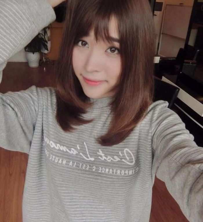 Gương mặt lúc trước của Bích Hạnh được nhận xét đáng yêu và dễ thương.Ảnh: FBNV