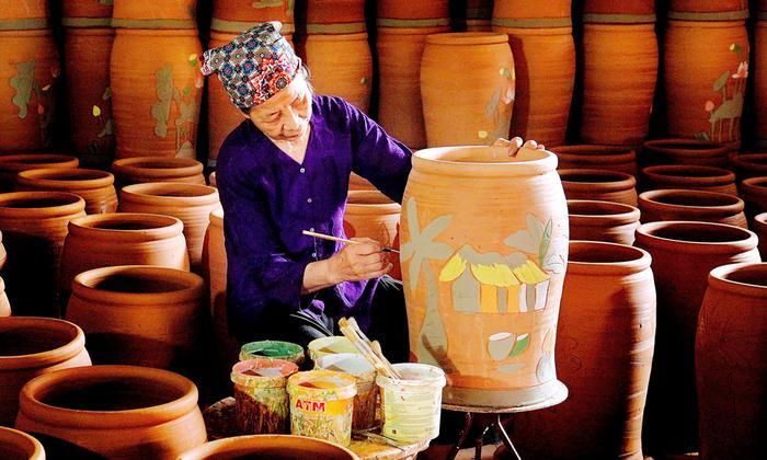 Hình ảnh tại làng gốm Phù Lãng Bắc Ninh. Ảnh: báo Bắc Ninh