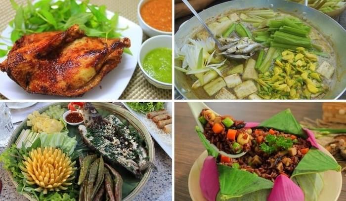 Ẩm thực dân dã ở Đồng Tháp.