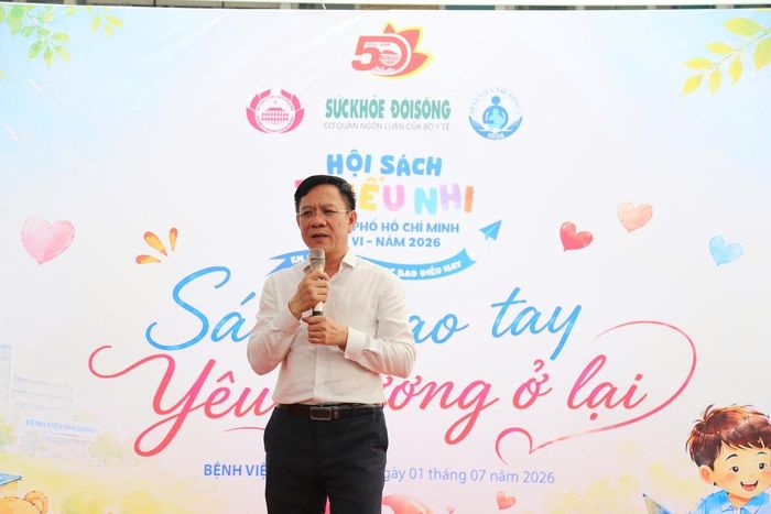 Ông Nguyễn Ngọc Hồi, Phó Giám đốc Sở Văn hóa và Thể thao TPHCM, phát biểu. Ảnh: BTC