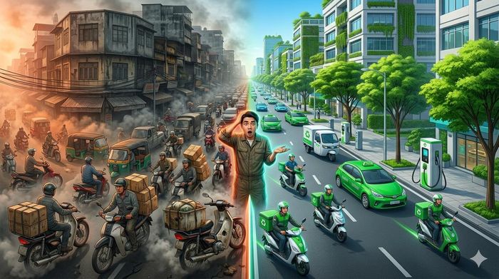 Nếu giai đoạn vừa qua là cuộc đua đưa xe điện ra đường, thì giai đoạn tới sẽ là cuộc đua xây dựng năng lực nâng đỡ cho hàng triệu phương tiện điện. Ảnh: Việt Dương
