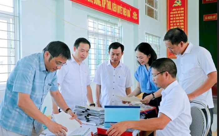 Nghệ An đã triển khai công tác tổ chức bộ máy và nhân sự để đi vào vận hành chính quyền địa phương 2 cấp kịp thời, không bị gián đoạn. Ảnh: Mai Hoa 