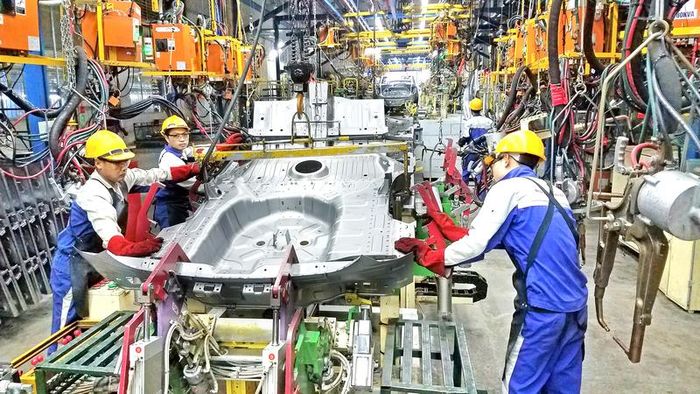 Phát triển hệ sinh thái liên kết giữa doanh nghiệp FDI với doanh nghiệp trong nước. Ảnh: Cấn Dũng