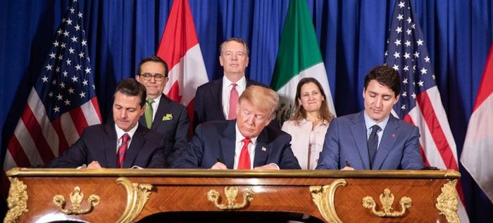 Chính phủ Mỹ sẽ chính thức tuyên bố không gia hạn Hiệp định Thương mại Mỹ - Mexico - Canada (USMCA). Ảnh: Datamarnews.