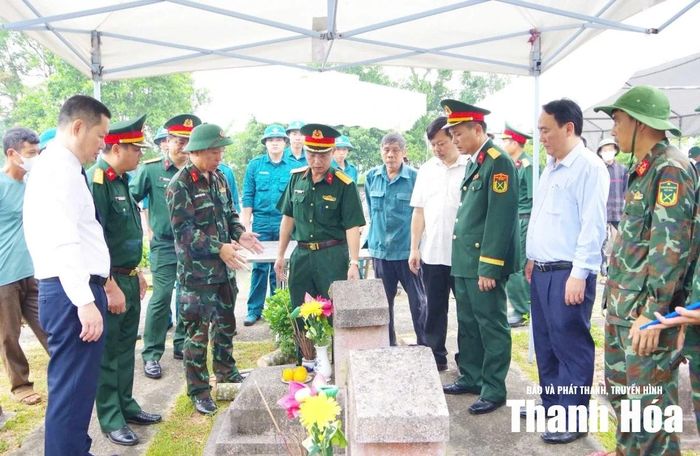 Quá trình lấy mẫu, bảo quản, bàn giao, vận chuyển và số hóa thông tin các phần mộ liệt sĩ được thực hiện theo quy trình.