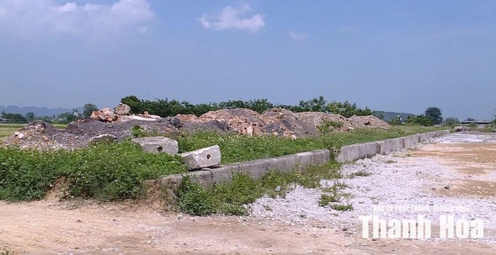 Tình trạng thi công dở dang tại dự án.