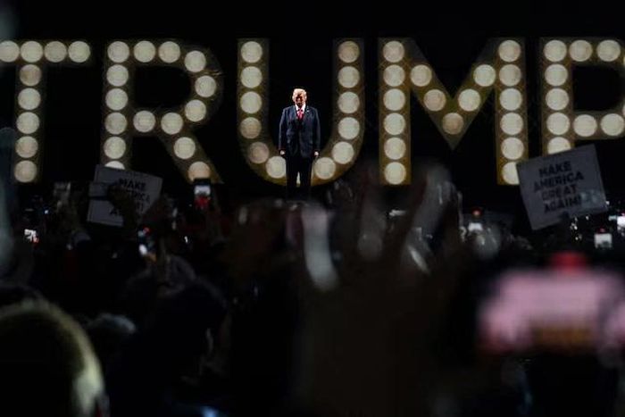 Tổng thống Mỹ Donald Trump phát biểu tại ngày làm việc thứ tư của Đại hội toàn quốc Đảng Cộng hòa (RNC) ở thành phố Milwaukee, bang Wisconsin, Mỹ, ngày 18/7/2024. Ảnh: Reuters.