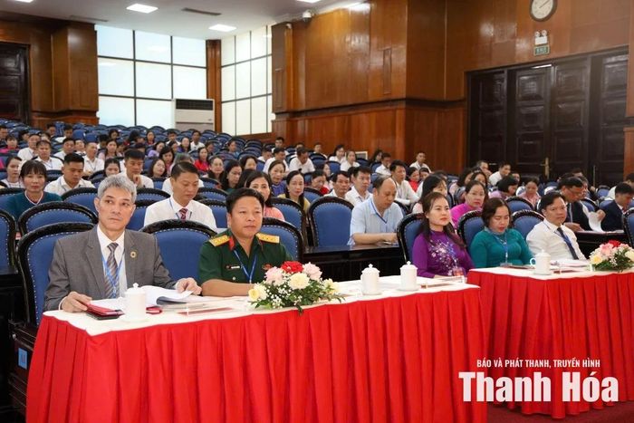 Các đại biểu dự phiên thứ nhất Đại hội đại biểu Hội Chữ thập đỏ tỉnh Thanh Hóa lần thứ XI, nhiệm kỳ 2026-2031.
