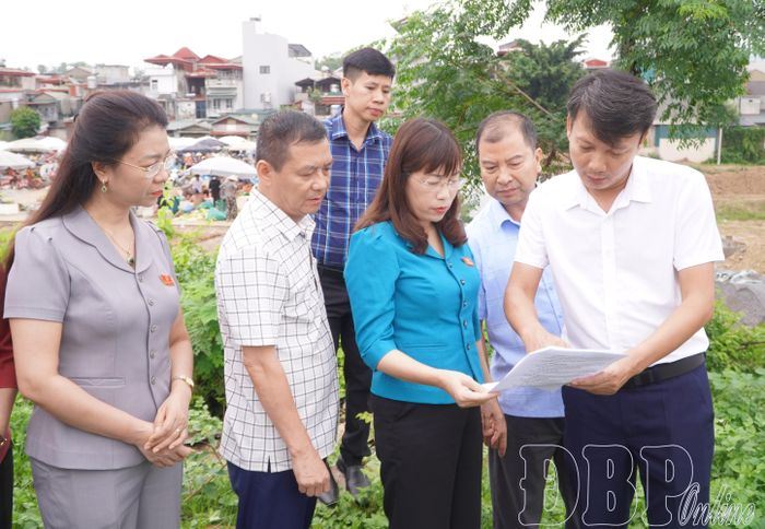 Đoàn giám sát khảo sát thực địa Dự án Khu dân cư đô thị Mường Thanh A.