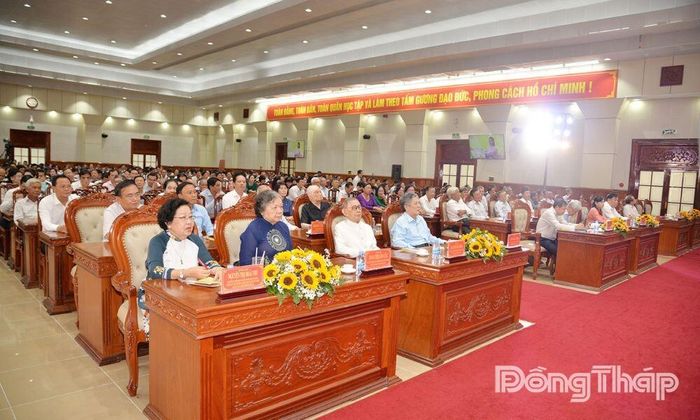 Quang cảnh Chương trình kỷ niệm 1 năm thành lập tỉnh Đồng Tháp (1-7-2025 - 1-7-2026).
