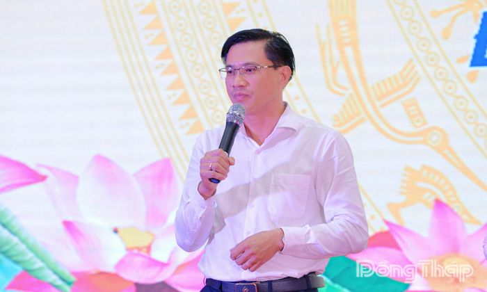 Đồng chí Nguyễn Hùng Cường, Bí thư Đảng ủy, Chủ tịch HĐND xã Phong Mỹ.