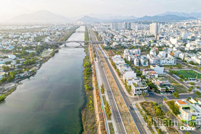 Một góc trung tâm đô thị khu vực Nha Trang.