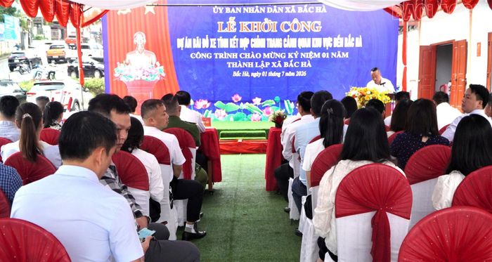Quang cảnh buổi lễ.