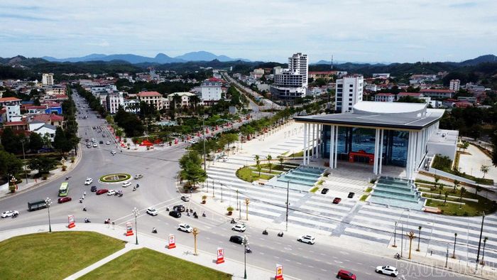Một góc của Trung tâm tỉnh Lào Cai hôm nay.