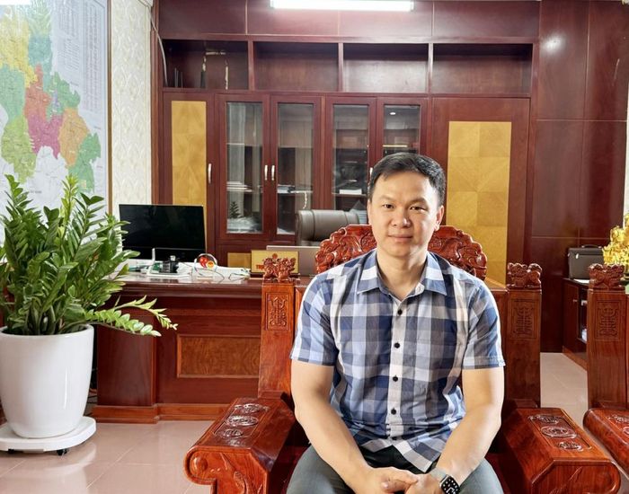Ông Trịnh Minh Tuấn chủ tịch UBND xã Bắc Sơn, tỉnh Lạng Sơn