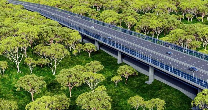 Riêng đoạn từ cầu Mã Đà đến ngã ba Bà Hào được đầu tư theo phương thức đối tác công tư (PPP), có chiều dài khoảng 13km, quy mô 8 làn xe với tổng vốn đầu tư khoảng 17.000 tỷ đồng.