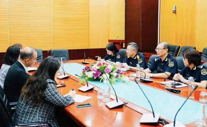 Quang cảnh cuộc làm việc. Ảnh: HQ