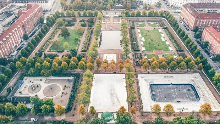 Enghaveparken, một 'công viên khí hậu' tại Copenhagen. (Ảnh: Astrid Maria Busse Rasmussen)
