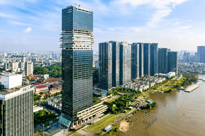 Tòa tháp Trung tâm Tài chính Quốc tế Sài Gòn Marina tại TP. Hồ Chí Minh
