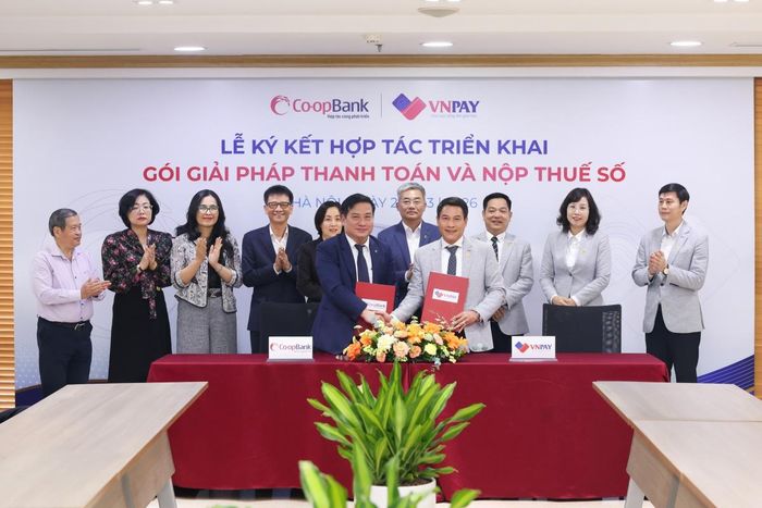 Lễ ký kết Hợp tác triển khai gói giải pháp thanh toán và nộp thuế số giữa Co-opBank và VNPAY mở rộng hệ sinh thái số trong kỷ nguyên mới