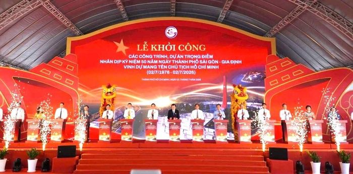 Bấm nút khởi công 8 công trình, dự án trọng điểm của TP. Hồ Chí Minh